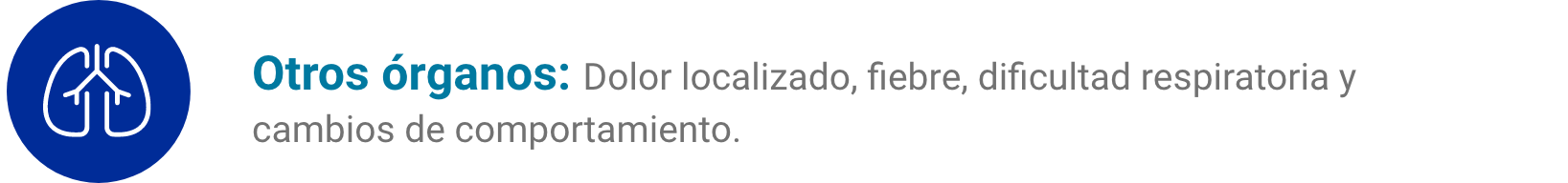 Síntoma Otros órganos Trasplantes