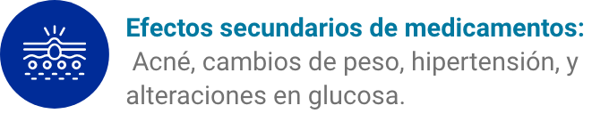 item Efectos secundarios de medicamentos trasplantes