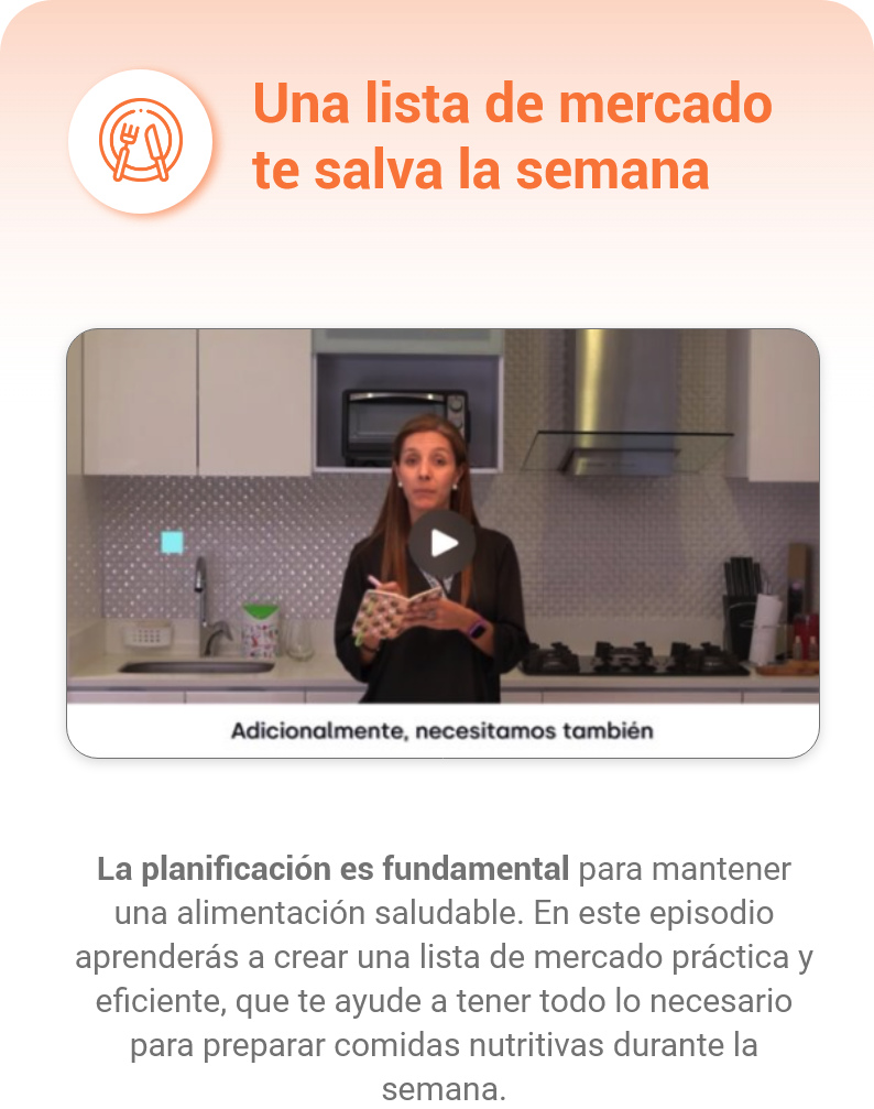 Una lista de mercado te salva la semana Thumbnail