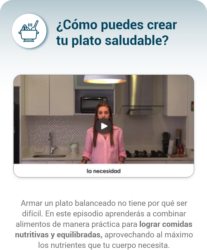 Como puedes crear tu plato saludable Thumbnail